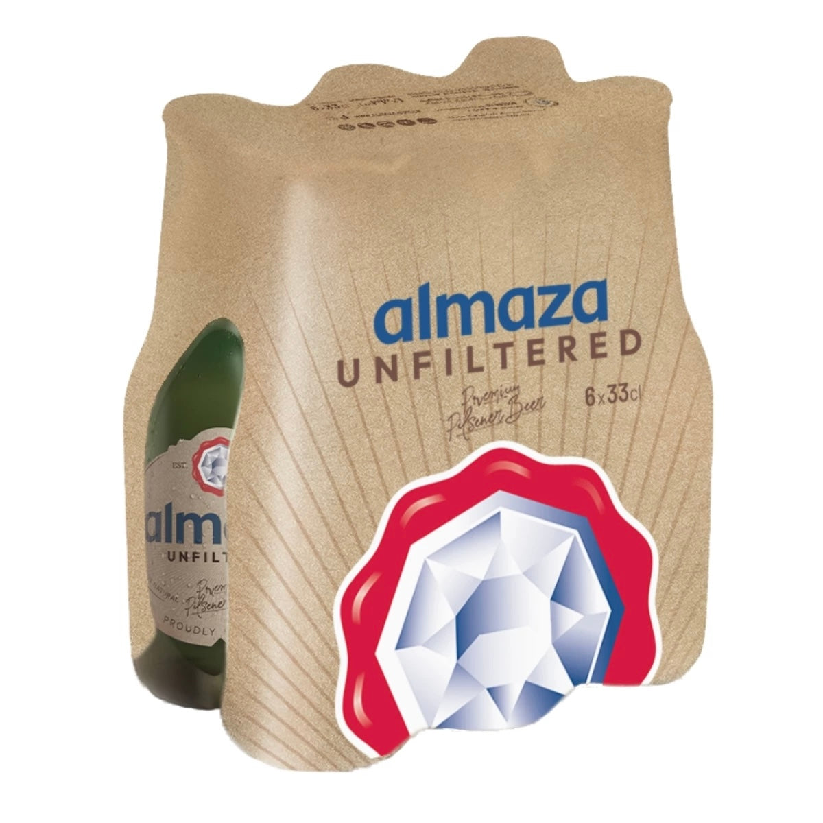 Almaza Unfiltered 6,6%, Pack 6un 33cl - Nabidh Portugal